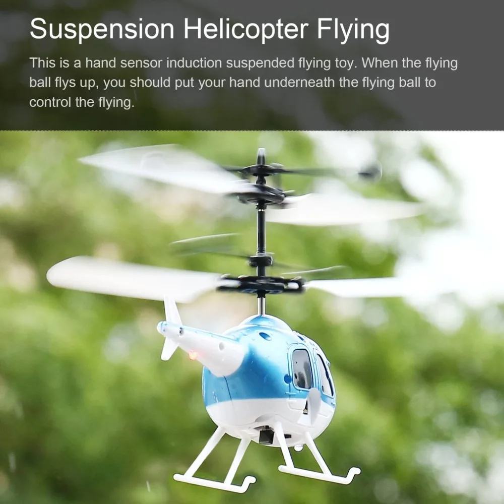 

RC Flying Toy Mini RC Infrared Induction Helicopter Aircraft Toys with Remote Control for Kids USB Charging Light Weight