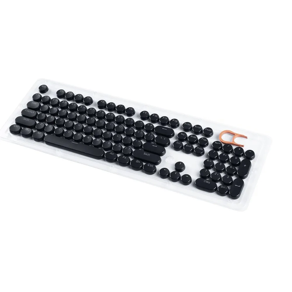 Круглые колпачки клавиш машинки для механической клавиатуры Cherry MX Outemu Stem Doubleshot с