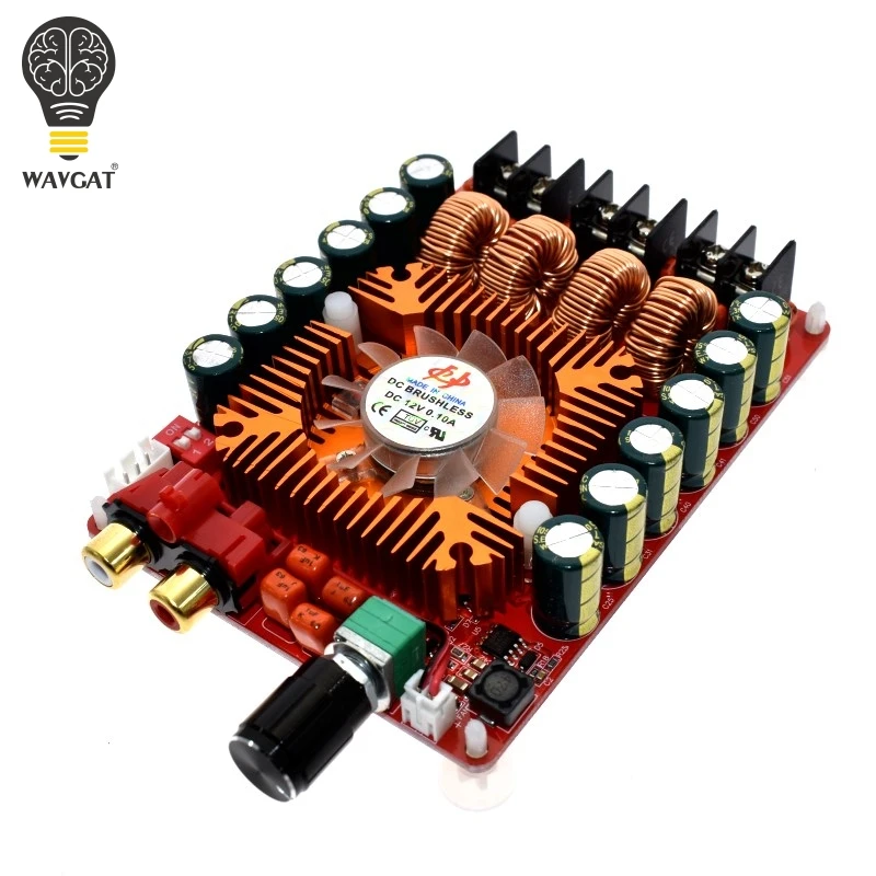 Цифровой усилитель WAVGAT TDA7498E 2X160 Вт BTL220W моно мощности двухканальный