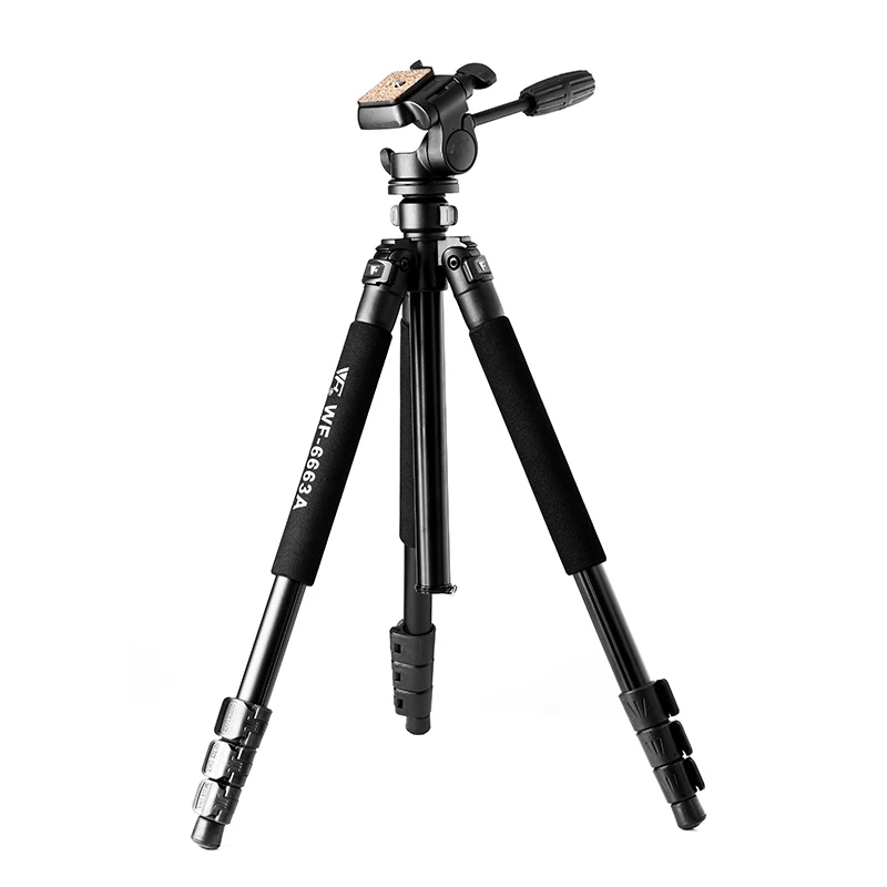 Weifeng WF6663A 6663A Профессиональный Гибкий портативный штатив для камеры с головкой