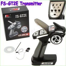 1 unids Original Flysky AFHDS FS-GT2E 2A 2.4g 2CH Sistema de Radio Receptor Transmisor para el Coche de RC Barco con FS-A3 envío de la gota freeship