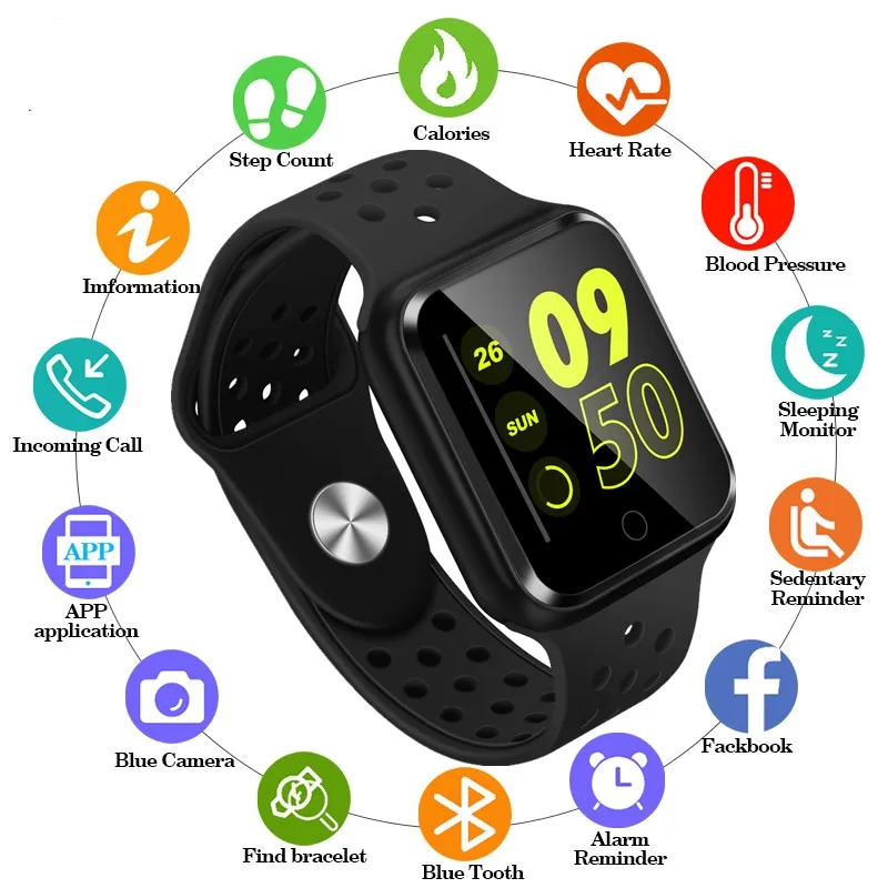 

S226 Sports Smart bracelet IP67 Waterproof fitness Tracker watch Band Heart Rate Monitor Blood Pressure SmartBand