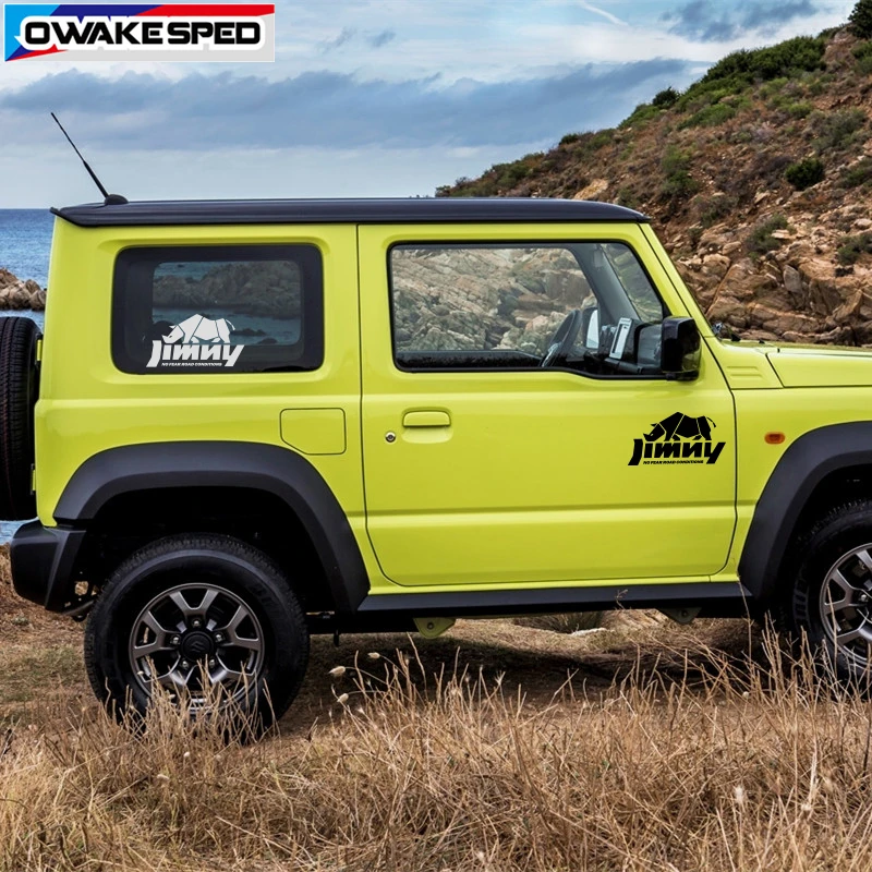 2шт 30 см наклейка для Suzuki Jimny оконный стеклянный декор, винил, переводная наклейка дверь автомобиля боковая наклейка s Водонепроницаемая