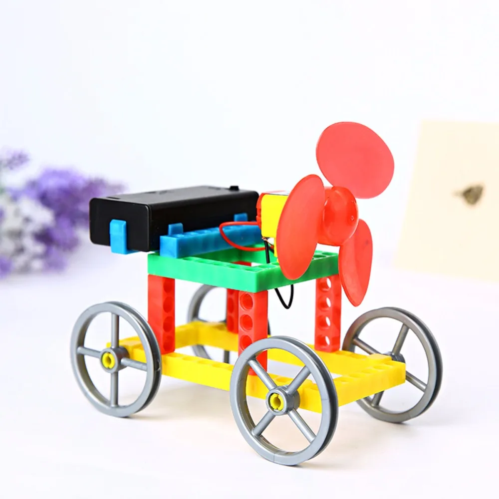 1 шт./упак. модный интересный DIY ветряной мини-автомобиль для детей физика и математика образование