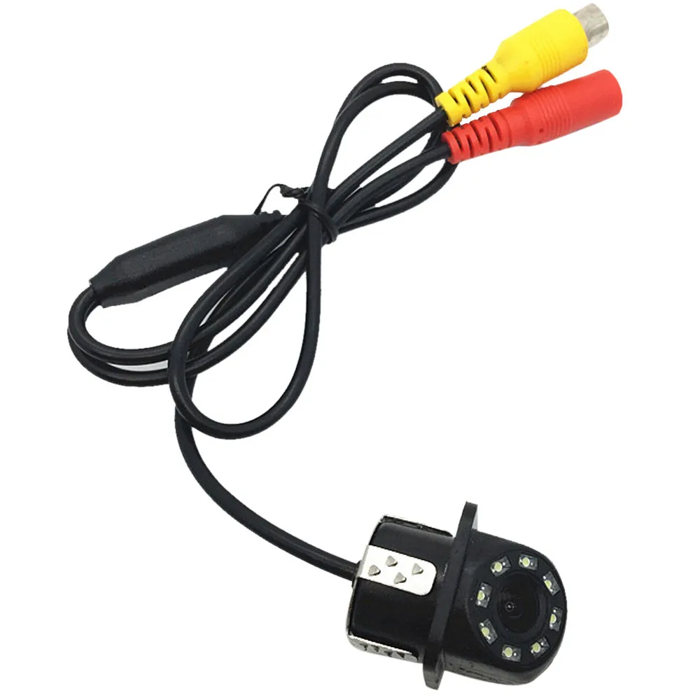 

1 New IP66 Waterproof Index 170 Angle HD Color Image 48dB alarm volume Small Straw Hat With 8 LED Lights CCD HD Camera 2019