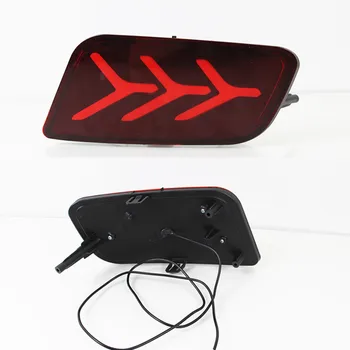 

Car Flashing 2pcs styling LED DRL rear bumper light brake running lights daytime warning tail light For ford Everest 2016 - 2018