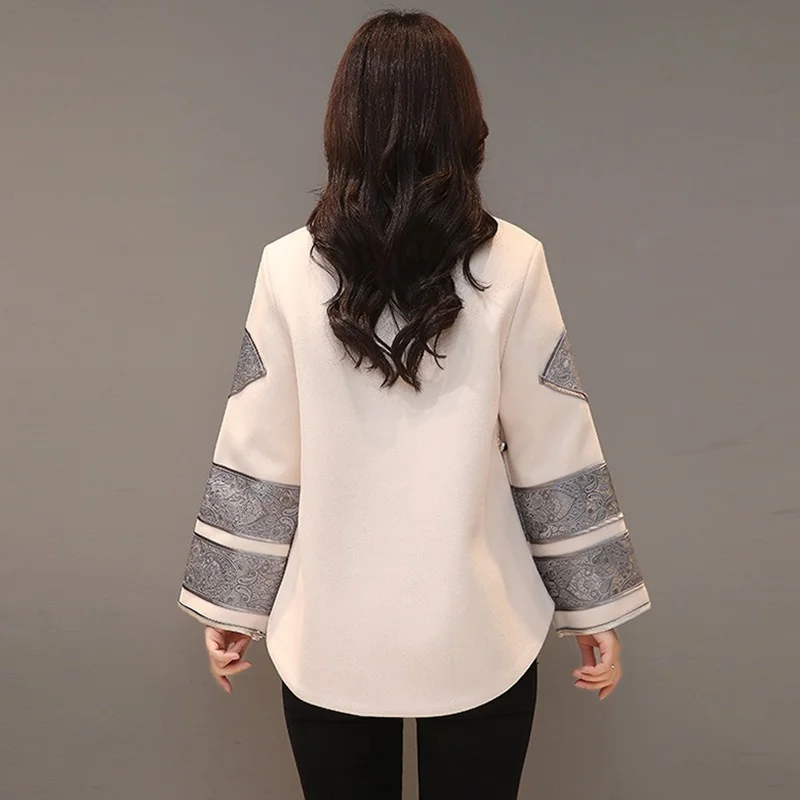 Chinese Cheongsam Tops For Women Coats Winter Autumn New Year Costume Chinese Fashion Clothes Shanghai Tang Clothing TA1602
