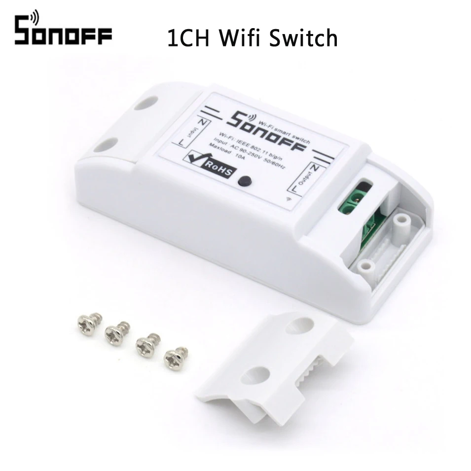 Sonoff Wifi Smart Switch 1CH /2CH/ 4CH R2 DIY беспроводная Автоматизация дома таймер 220 В