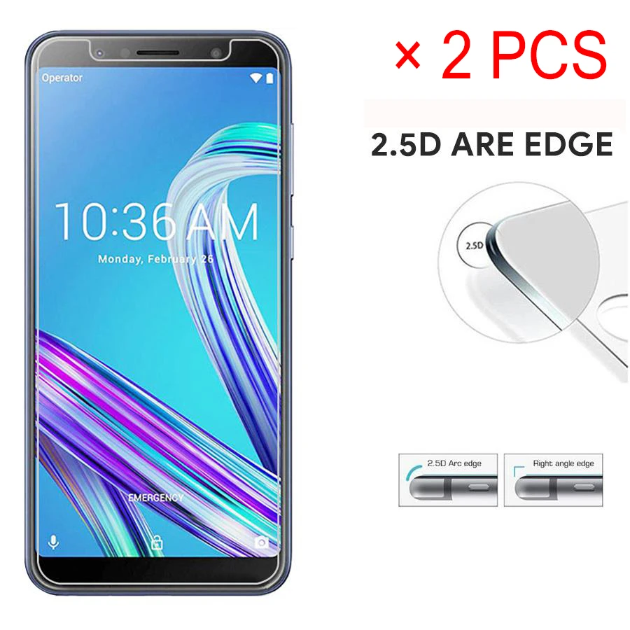 

2PCS Glass for ASUS Zenfone Max Pro M1 Glass for Zenfone Max Pro Tempered Glass Screen Protector ZB602KL ZB601KL Protective Film