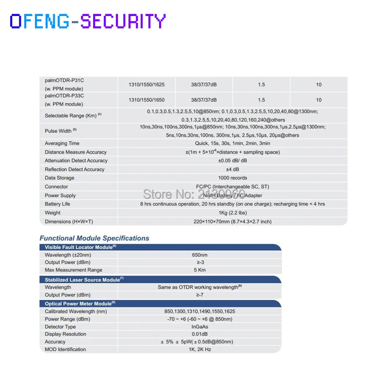 S20C/X OTDR визуальная функция определения местоположения неисправностей оптоволокно, рефлектометр тестер