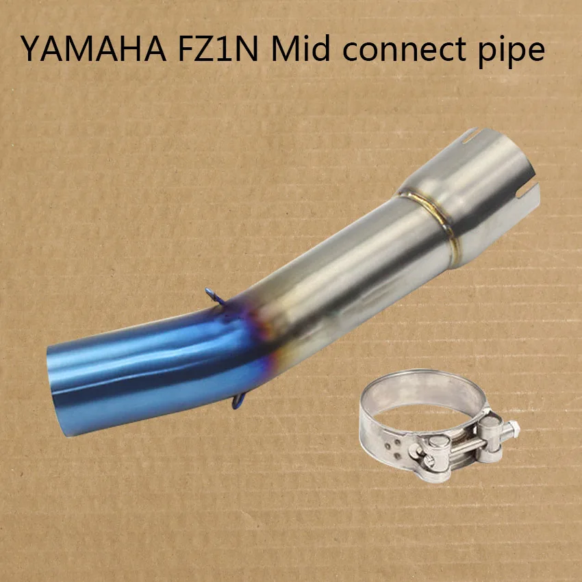Motorcycle Exhaust middle pipe for FZ1N Link pipe connect pipein