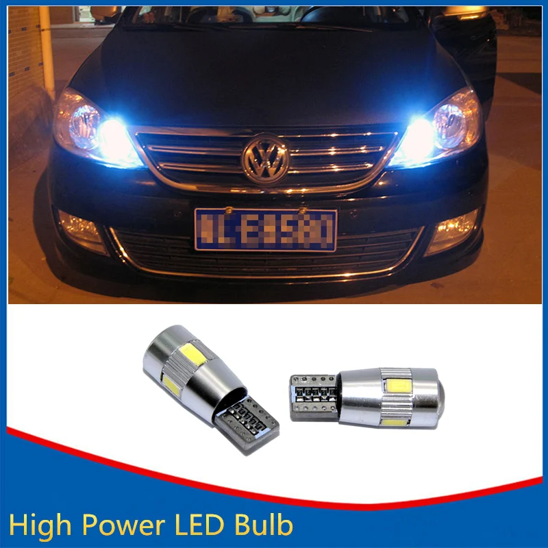 2X Error Free LED Canbus T10 W5W SAMSUNG Led Chip 5630 SMD For VW Golf 5 6 Polo Jetta Bora Passat 3C CC B7 Tiguan источник света для авто eco fri led 2 x canbus t10 w5w samsung 5630 smd vw golf 5 6 jetta 3c passat cc b7 tiguan bmw benz audi