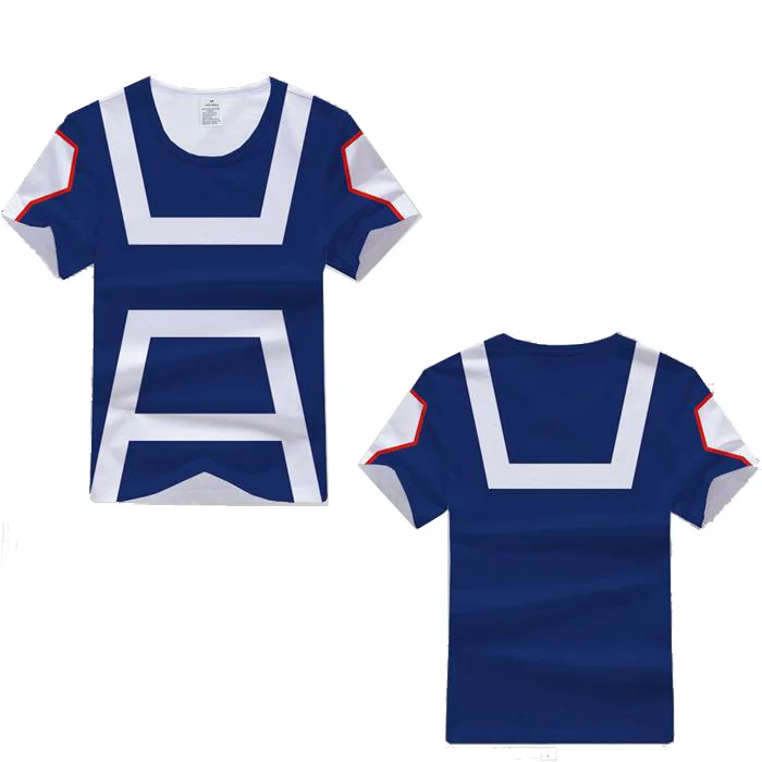 Cosroad Boku No My Hero Academia Cosplay T Shirt Midoriya Izuku All Might Costumes Men and Women Short Sleeve Summer T-shirts 1 (10)