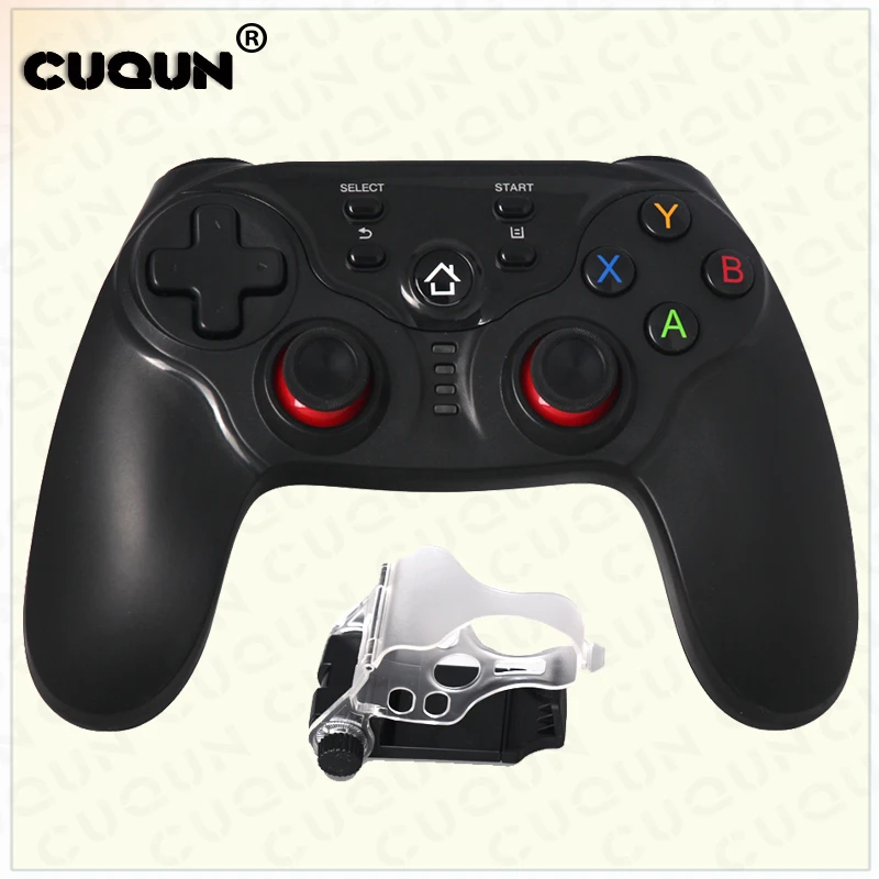 Wireless Bluetooth Game Controller Gamepad Portable Handle Bracket Joystick for Smart Phones Tablets TVs TV boxes