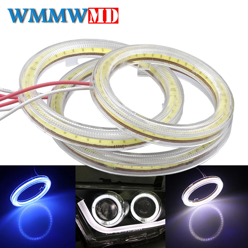 2pcs COB Halo Ring Bulb Daytime Running Headlight Lamp 12V Car LED