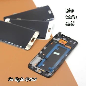 

For Samsung Galaxy S6 Edge G925 LCD Display With Touch Screen For Samsung S6 EDGE G925 G925F LCD Screen Digitizer Assembly