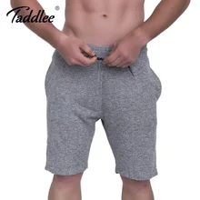 Бренд Taddlee, мужские спортивные шорты для спортзала, фитнеса, бега, мягкие мужские профессиональные шорты для бодибилдинга, тренировок, короткие штаны, большие размеры