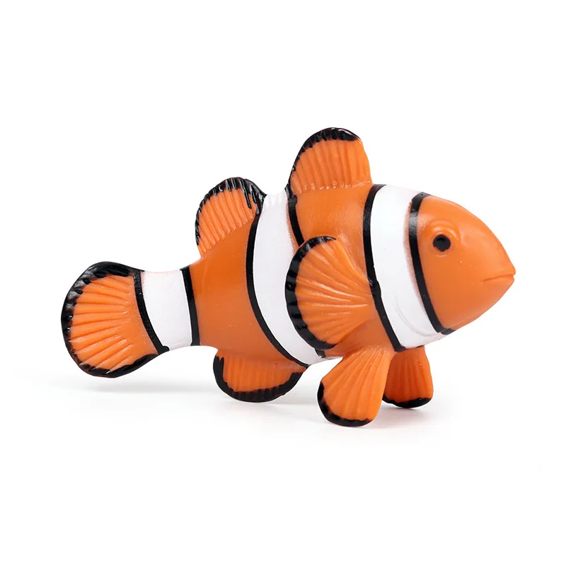 Yandex 3D Ocean World 8CM PVC Seabed Biological Animal Model Clownfish Collection Decoration Children's Toys Gifts | Игрушки и хобби