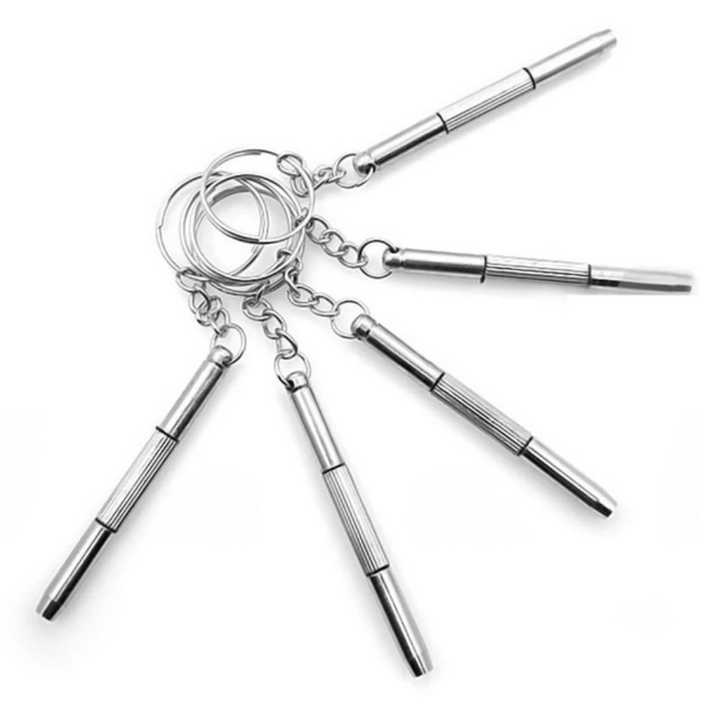 FGHGF 5X Mini 3 in 1 Optical Eye Glasses Sunglasses Spectacle Watch