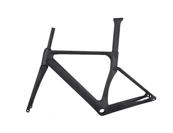 

2021 MIRACLE Disc Brake Carbon Road Bike Frame thru axle frame aero bicycle frame