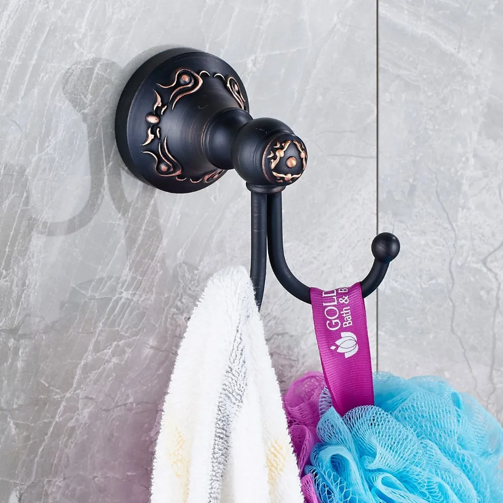 Free Shipping Bath Towel Hook Wall Mounted Oil Rubbed Bronze Clothes