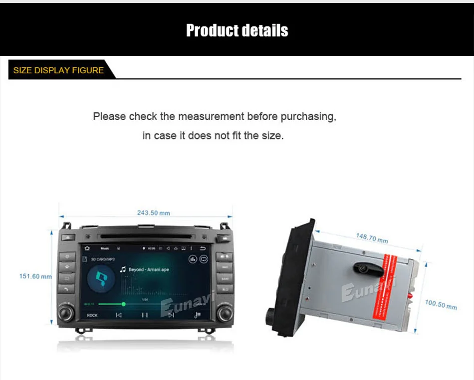 Clearance Eunavi 2 Din Octa 8 Core Android 9.0 Car DVD GPS For Mercedes/Benz C Class W203 2004-2007 C200 C230 C240 C320 C350 CLK W209 04 7 Clearance Eunavi 2 Din Octa 8 Core Android 9.0 Car DVD GPS For Mercedes/Benz C Class W203 2004-2007 C200 C230 C240 C320 C350 CLK W209 04 7