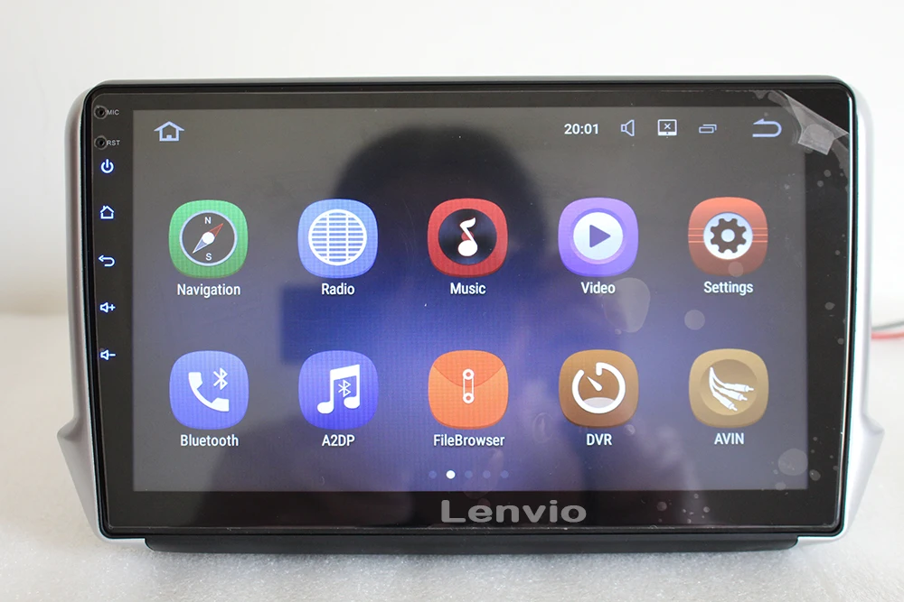 Lenvio 2G ram Android 7,1 автомобильный dvd-плеер для peugeot 2008 208 четырехъядерный в тире Автомобильный Радио gps навигация DAB ips