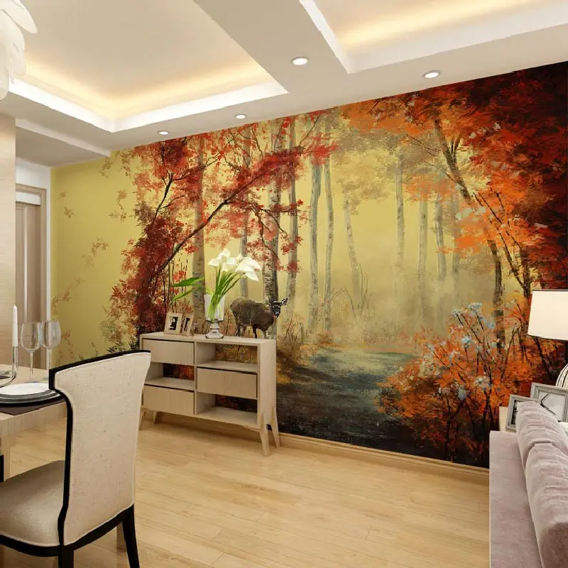 

Custom Photo Wallpaper Nature Landscape Wall Painting Mural Home Decor 3D Living Room Bedroom Self Adhesive Vinyl/Silk Wallpaper