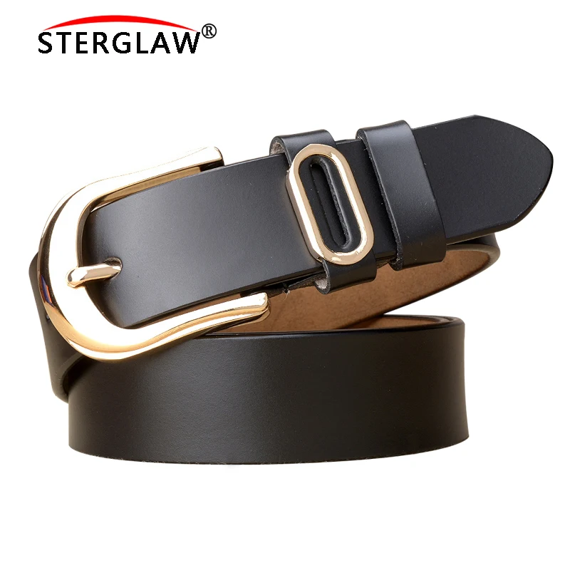 

Designer belt women high quality luxury real cowhide grain genuine leather vintage 3.2cm masculine plus big size soft belt C201