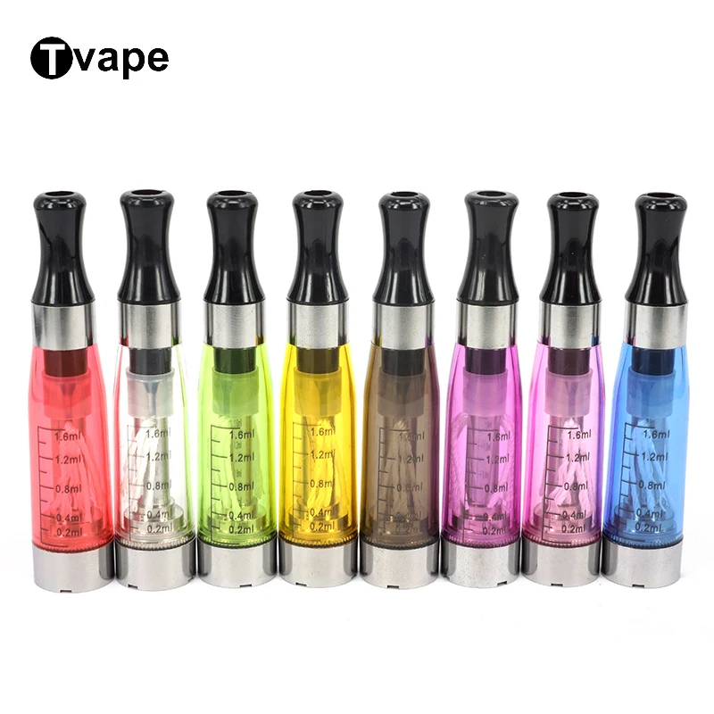 

Tvape Ego CE4 Atomizer Clearomizer 1.6ml Tank for Ego Ego-t Evod Vape Pen 510 thread Electronic e cigarette ecigs