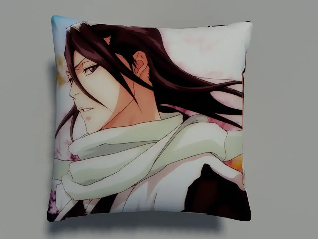 

New Bleach Byakuya anime two side Pillowcases Hugging Pillow Cushion Case Cover Otaku Gift Cosplay 310