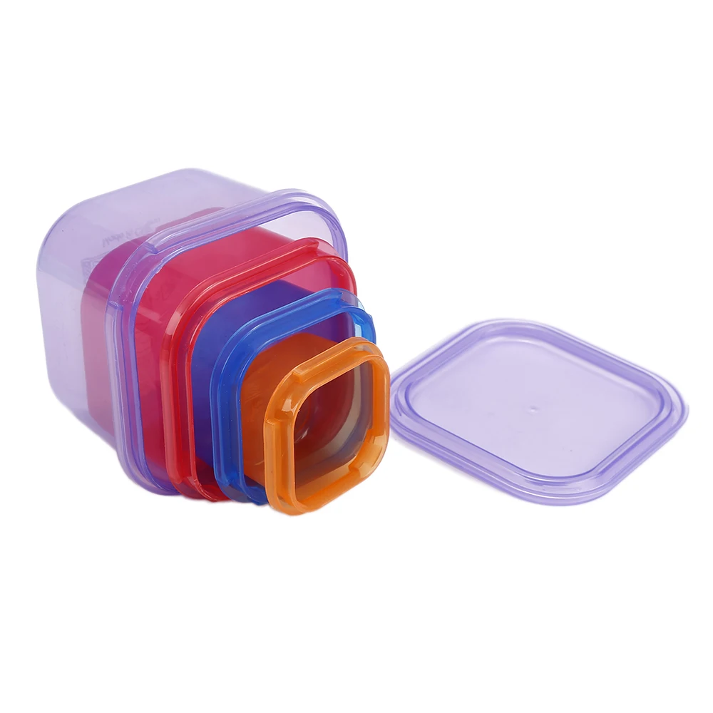 

7pcs/set Colorful Microwave Box Storage lunch Box Container Multifunction Product For Kitchen meal prep