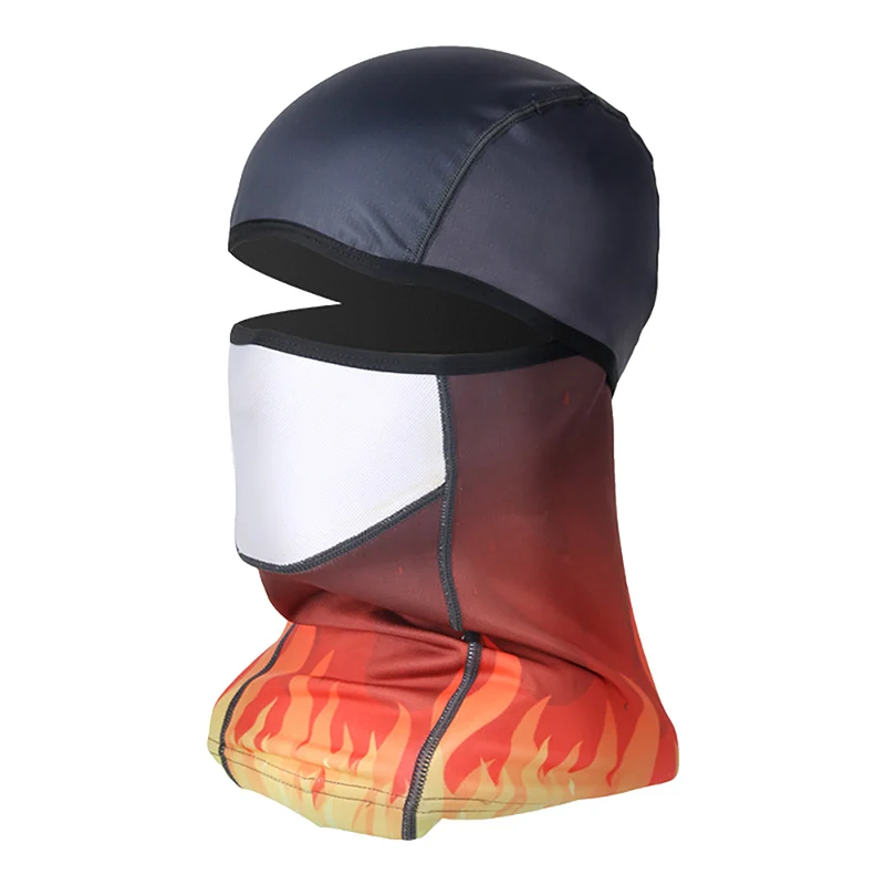 Открытый Велоспорт Балаклавы Для мужчин и Для женщин спортивные теплые лыжные Сноуборд маска для лица шеи печатные ветер Кепки полиции Hat маска для лица - Цвет: A4