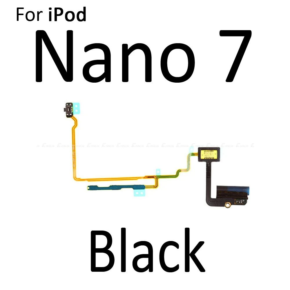 Высокое качество звука отключения питания Кнопка включения выключения гибкий кабель для iPod Touch 2 3 4 5 Nano 6 7 запасные части
