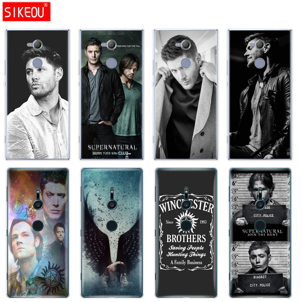 

silicone Cover phone Case for sony xperia XA1 XA2 ULTRA PLUS L1 L2 XZ1 XZ2 compact XZ PREMIUM Supernatural SPN Jensen Ackles