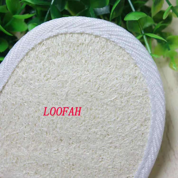 1 шт. душ Отшелушивающий Loofah натуральная губка скраб для тела удаление ороговевшей кожи массаж спа ванна приспособления для мытья душа