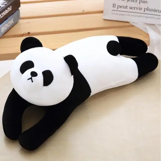 1 шт. 50 см Kawai имитация панды/кошки/утки Плюшевые игрушки Мягкая Подушка Cusion кукла ребенок сопроводительный Спящая игрушка Подарки для детей девочек - Цвет: panda