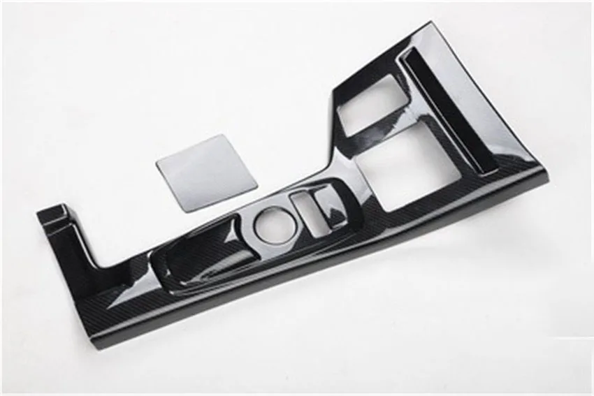 2 шт./лот ABS углеродного волокна или деревянные зерна панель передач украшения Обложка для 2013- LEXUS ES250 - Название цвета: style 3