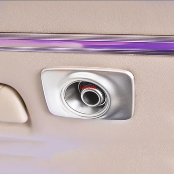 

Rear Backup Reading Lights Decoration Frame Stainless Steel Interior decoration For Toyota Alphard Vellfire 2016 2017 2018 30