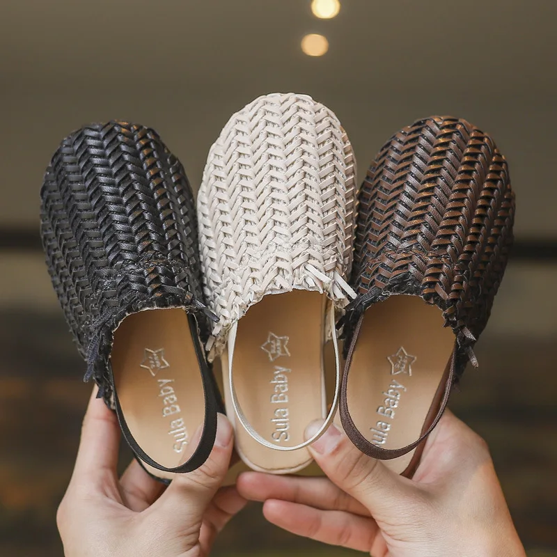 

Children's Fashion Knitted Shoes Children's Flexible Bottom Breathable Princess Single Shoes Toddler Shoes Unisex