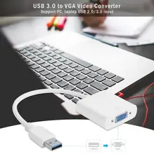 Адаптер VODOOL USB 3,0 на VGA 1080 P Высокое качество USB 3,0 на VGA 1080 P внешняя графическая карта видео конвертер кабели адаптер newst