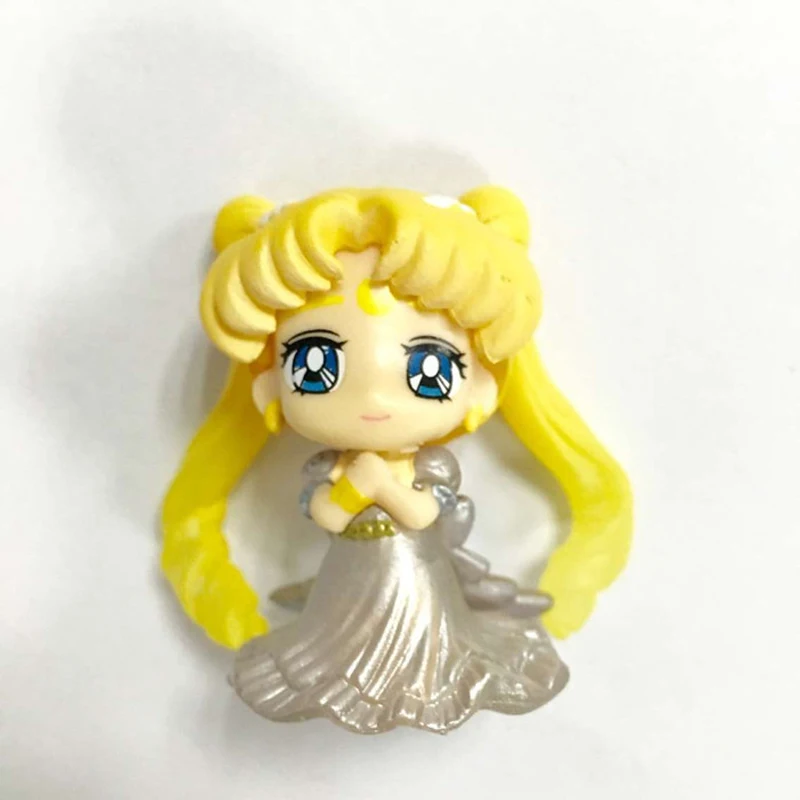 1pcs Anime Sailor Moon Mini Figure Toys Kawaii Tsukino Usagi Mamoru Mizuno Ami PVC Action Figures Collection Model Toy|figure toy|model toyanime