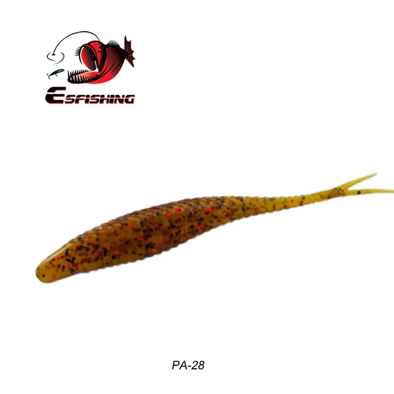 ESFISHING Armor Shad 6 шт. 120 мм 7,5 г мелкая рыболовная приманка мягкие приманки Iscas Pesca морские блесны на карпа съедобные - Цвет: PA28