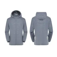 Смарт-3-скорость охлаждения USB костюм из воздухопроницаемого материала с вентилятором УФ защита от износа брызгозащищенное рыболовный костюм Лето Вентилятор охлаждения, комплект одежды