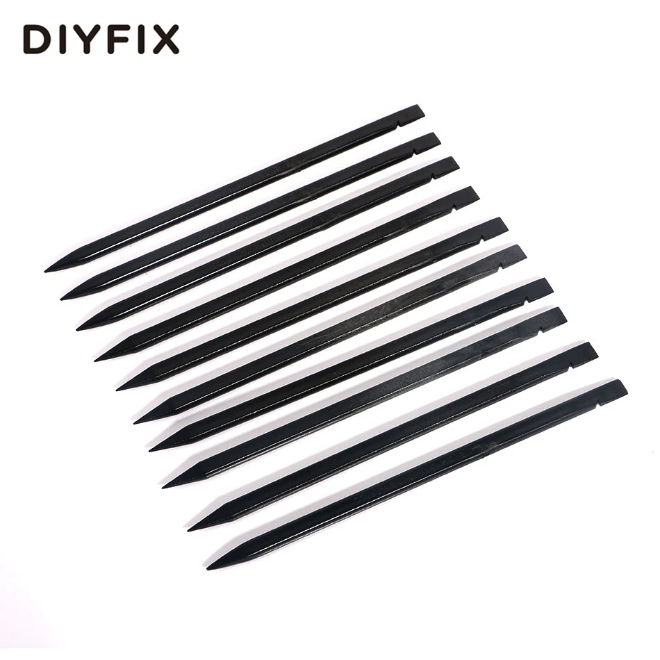 

DIYFIX 10Pcs Anti Static Plastic Spudger Nylon Stick Pry Opening Tool for iPhone iPad Samsung Smartphone Repair Hand Tools Set