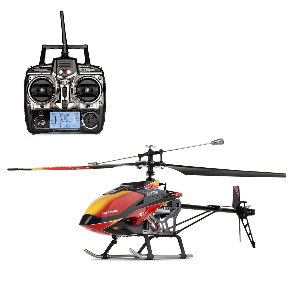 

Wltoys V913 Brushless motor RC Helicopter 2.4G 4CH Single Blade Built-in Gyro Super Stable Flight High efficiency RC Helicopters