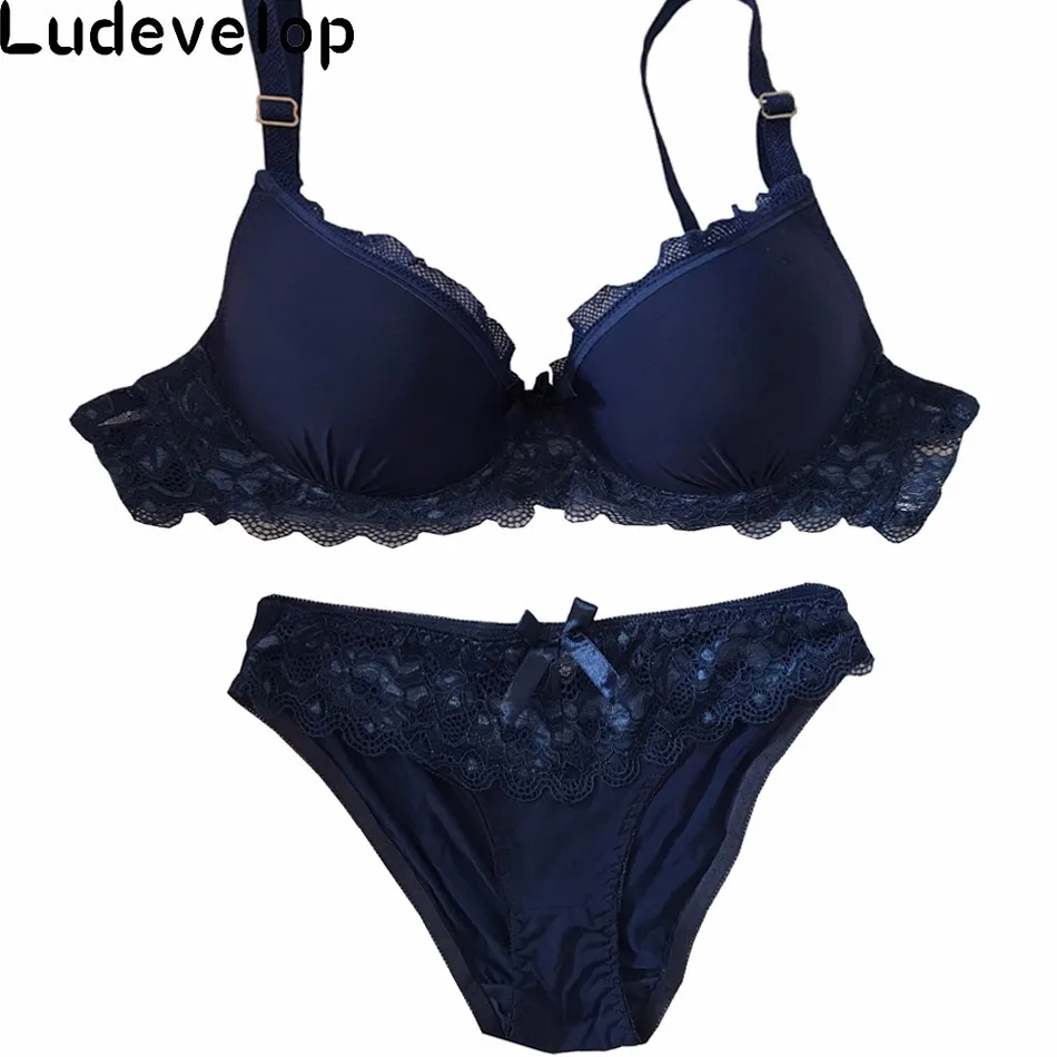 Комплект женского кружевного нижнего белья с чашкой пуш ап 40 48CD|bra set|underwear setbig size