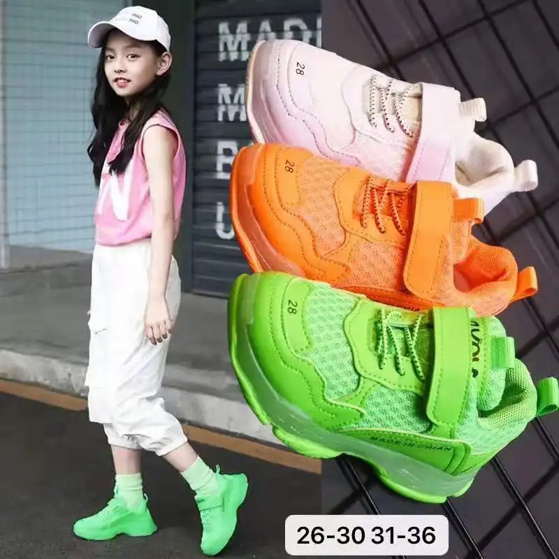 

Kids Running Sneakers Children Sport Shoes Tenis Infantil Boy Footwear Light weight Breathable Girl Shoes