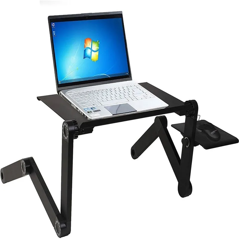

Computer Desk Ultralight Portable Adjustable Foldable Laptop table X pattern Design Study bed Desk Notebook Home Furniture