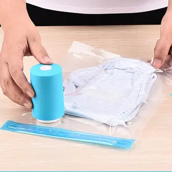 

USB Charging Mini Automatic Compression Vacuum Pump Househoud Sealer Clamp Snack Fresh Food Rod Strip Kitchen Tool Without Bags